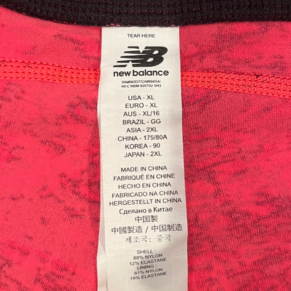 Nike Dri-Fit Womens Leggings Medium Black Pink/peach Capri Cropped Pull On XL - Picture 5 of 6